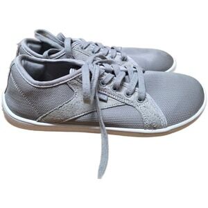 Saguaro Free Walker Luck I Women Barefoot Sneakers Size 8.5 Gray Lace-up